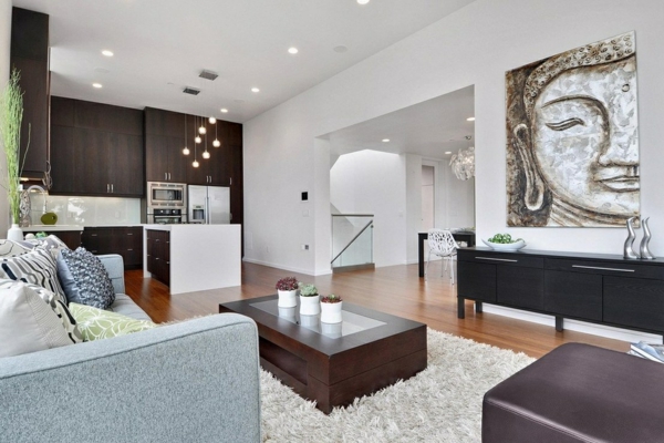 Feng Shui rules living room furnishing ideas