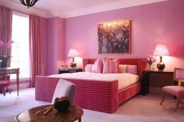 feng shui κρεβατοκάμαρα έπιπλα ροζ