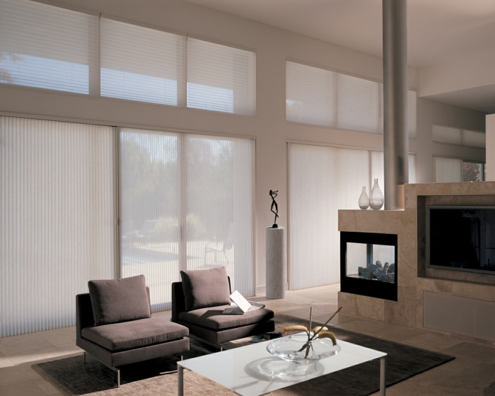 window privacy modern pleated sunshade living room