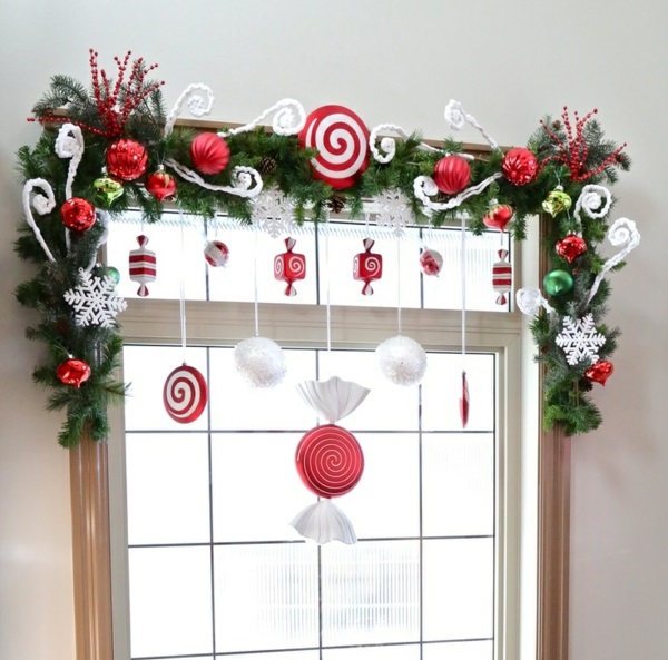 lango apdaila Kalėdų kūrybos Kalėdų apdailos langas