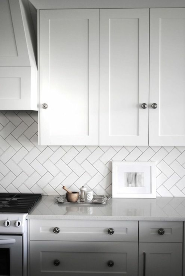 Tile mirror kitchen kitchen tile splash guard kitchen chevron pattern
