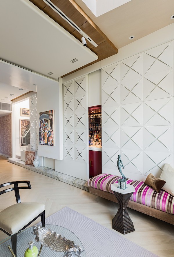 couloir design moderne et confortable beau modèle couleurs vives