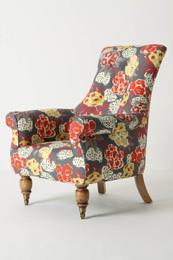 lente bloemen foto's fauteuil bloem patroon woonkamer meubels ontwerper fauteuil