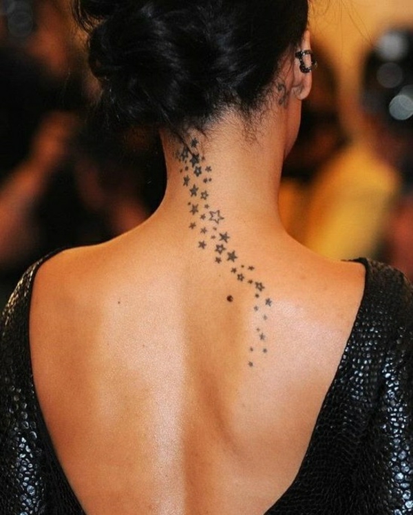 hvězda tetování význam na zádech stylové