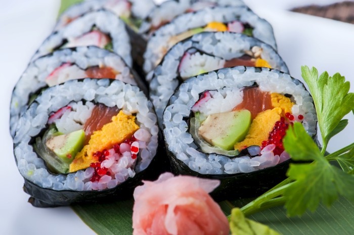 futo maki deilig sushi