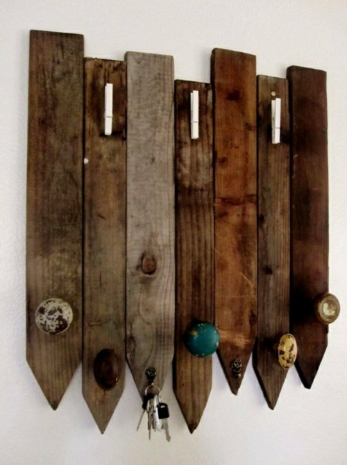 recycle wood boards coat stand DIY build yourself