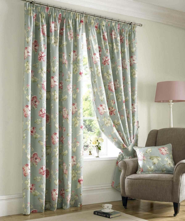 curtains decorations suggestions curtains floral pattern