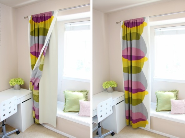 curtains window children's room colorful colors