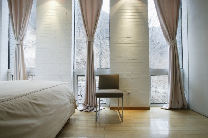 gardiner soverom stilige ideer for soveområdet