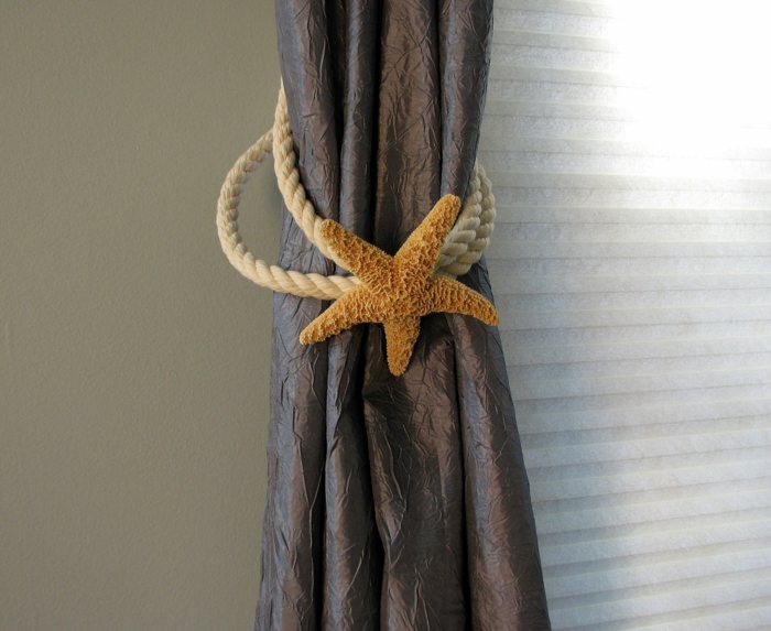 rideau clip rideaux accessoires rideau nounours étoile de mer