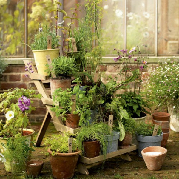градината проектира романтичен украшение