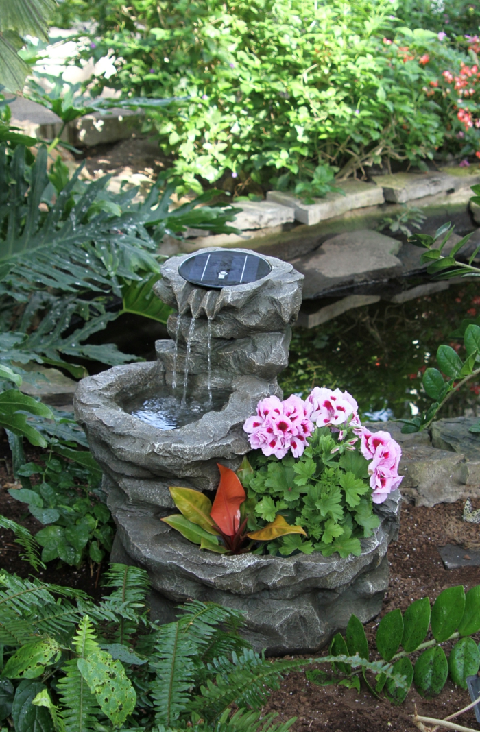 διακοσμήσεις κήπων ιδέες κήπου φυτά κήπου νερό