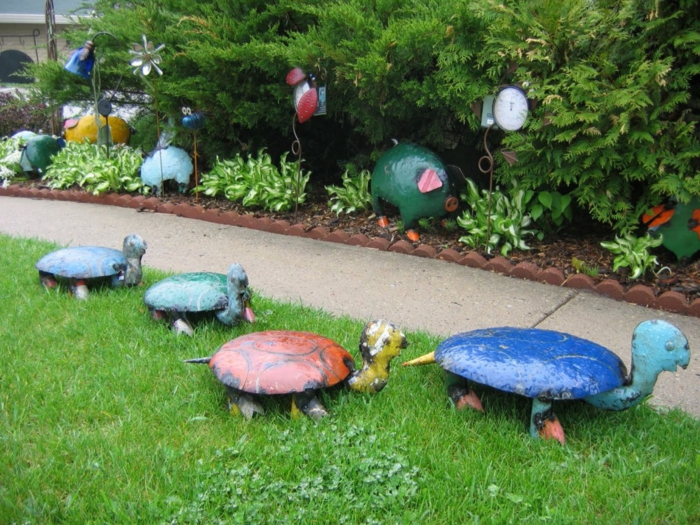 διακοσμητικές ιδέες κήπου ιδέες κήπου χελώνες ιδέες κήπου