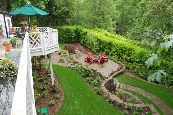 园艺的例子园艺想法走道大阳台