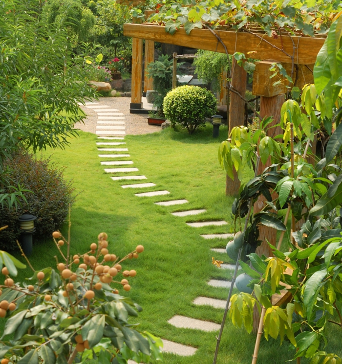 puutarhanhoito esimerkkejä puutarhanhoito ideoita kävelytie