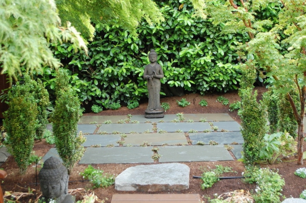 Figuras de Buda de jardinería