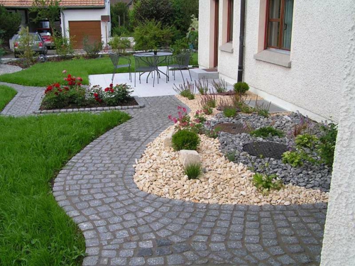 κηπουρική ιδέες κήπο σχεδιασμό με χαλίκι εξωραϊσμού πέτρινο πεζοδρόμιο