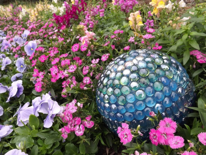 Tuinieren met glazen kralen en bloemen goedkoop maak jezelf