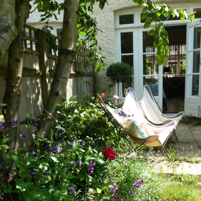 tuinieren ontspannen planten fauteuils tuinideeën