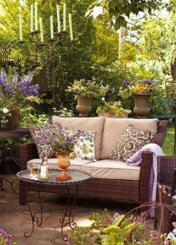 Δημιουργία ιδεών εικόνες σχεδιασμού κήπου μοντέρνο καναπέ