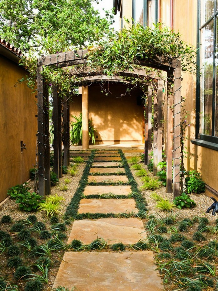 idées de jardinage toiture aménagement paysager plantes d'extérieur