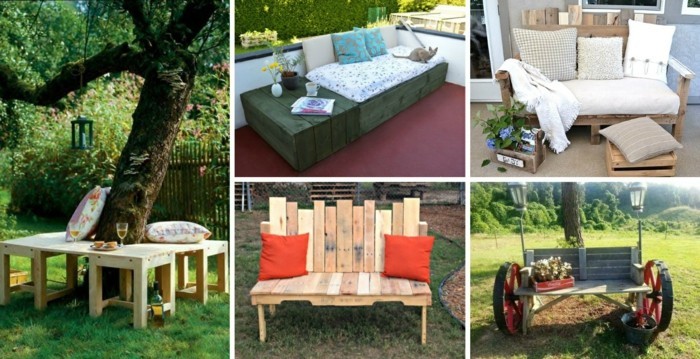 garden ideas furniture build yourself throw pillow