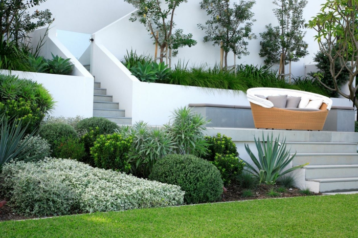 ιδέες κήπου σύγχρονο κήπο εξωραϊσμού κήπο σκάλα