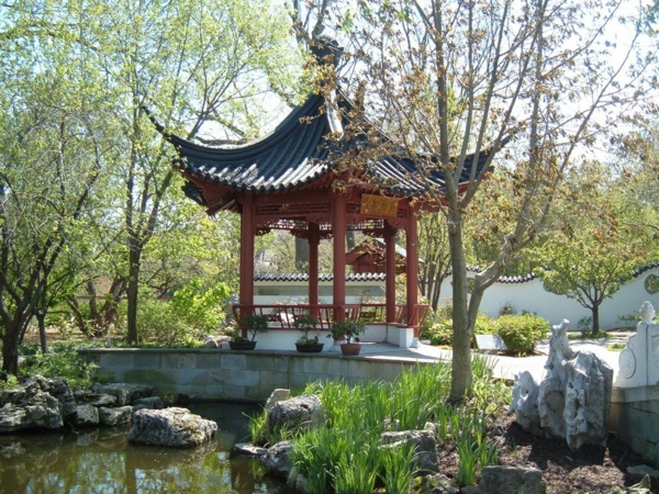 Garden pavilion Far Eastern style