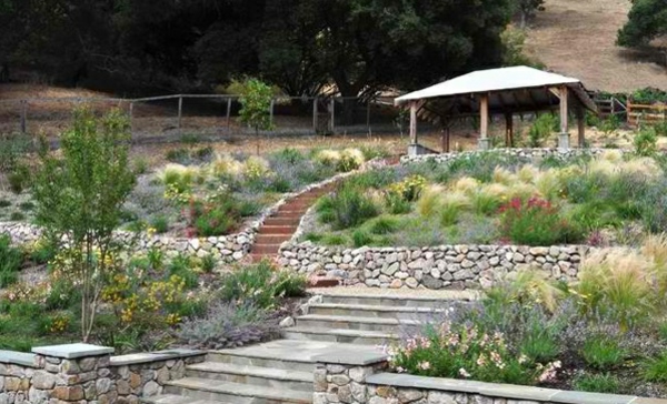 fabriek steen hout landschapsarchitectuur tuin toegang tuin trap zelf bouwen