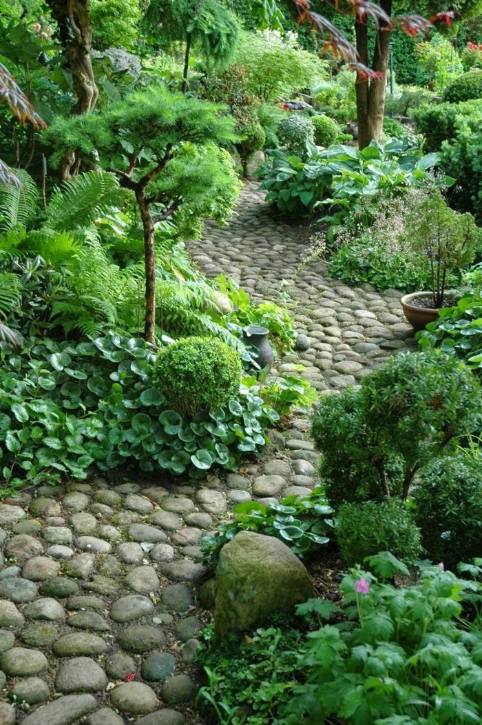 花园路径设计园林绿化想法地板花园种植