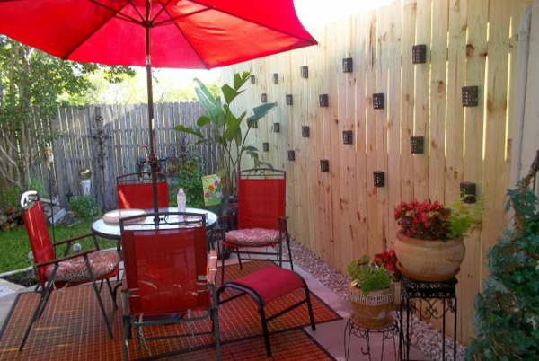 градинска ограда градина дизайн градинска защита лаундж градинска мебел