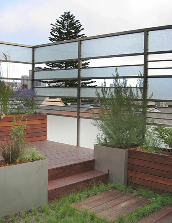 clôture de jardin moderne usine de métal parquet de jardin