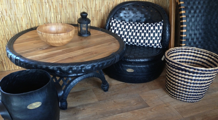 used car tires coffee table round armchair