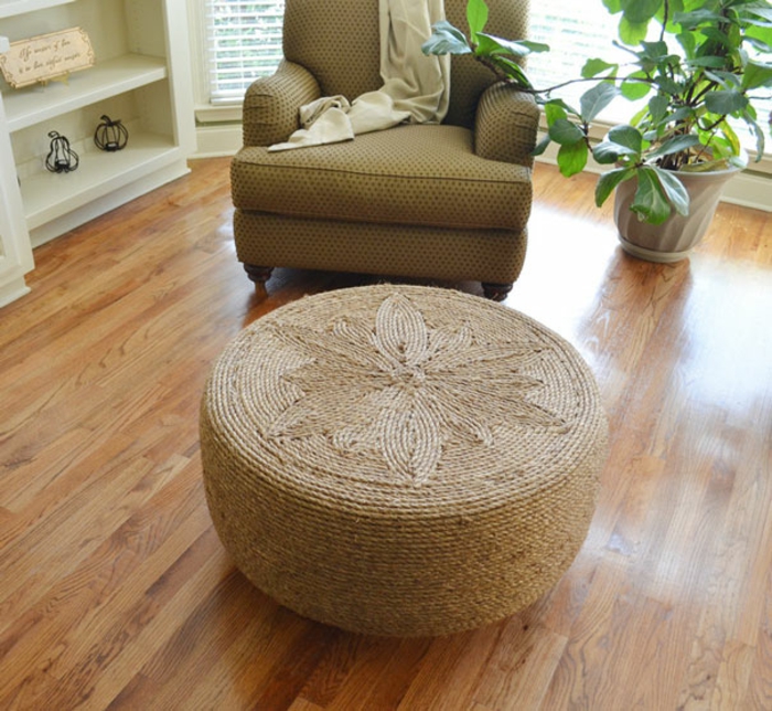 used car tires furniture round ottoman