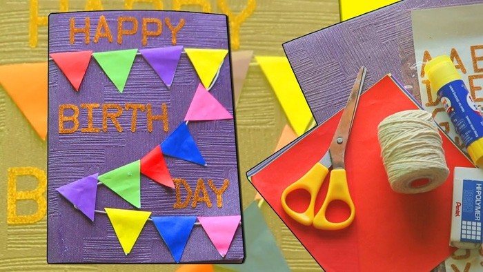 направете своя собствена рожден ден DIY идеи ярки цветове