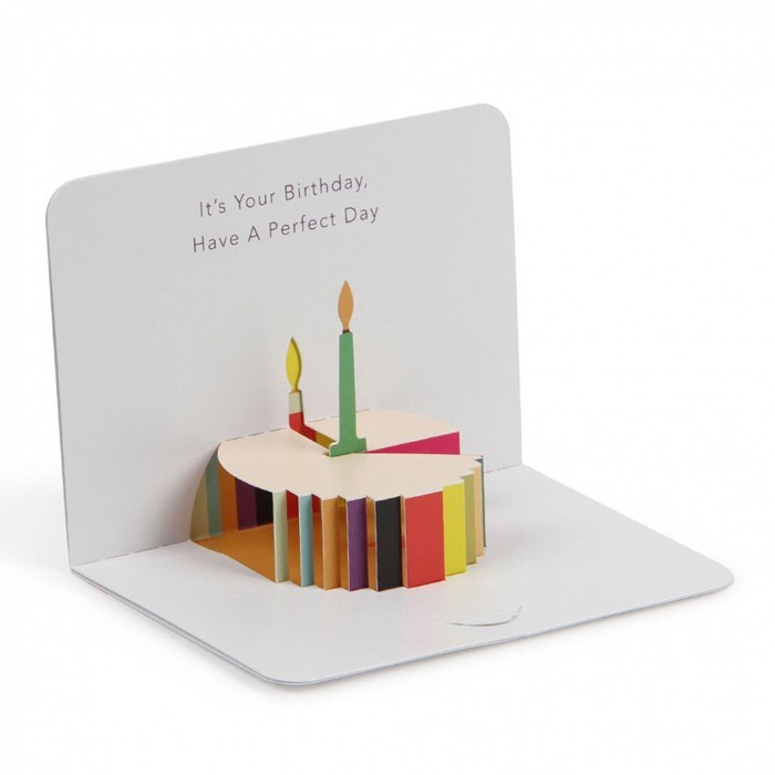 Carte d'anniversaire faites votre propre gâteau d'anniversaire