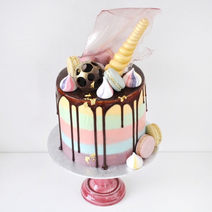τα κέικ γενεθλίων ιδεατές κέικ ιδέες unicorn macaroons