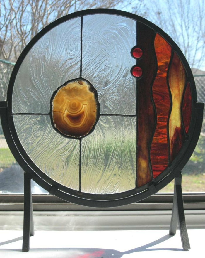 vidrio pintado vitragen juguetón