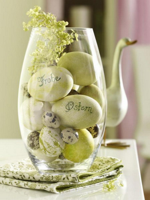 sklenici velikonoční vajíčka chladné nápady dekorace pro velikonoční rok 2014