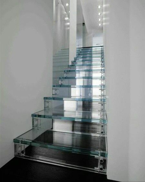 玻璃楼梯形状设计的想法