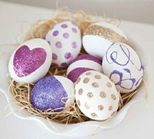 glittering easter eggs picture gallery Easter Eggs