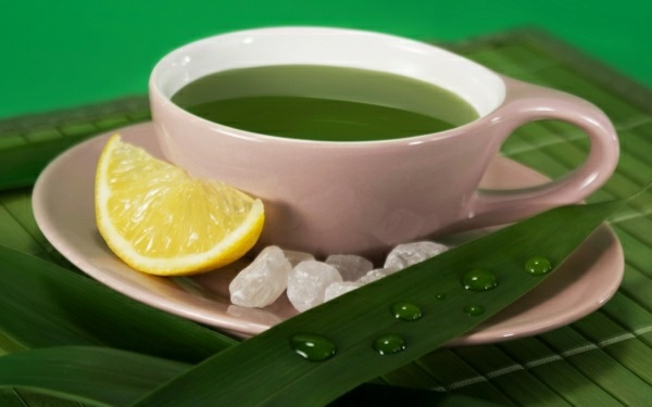 绿茶效果杯绿色柠檬糖