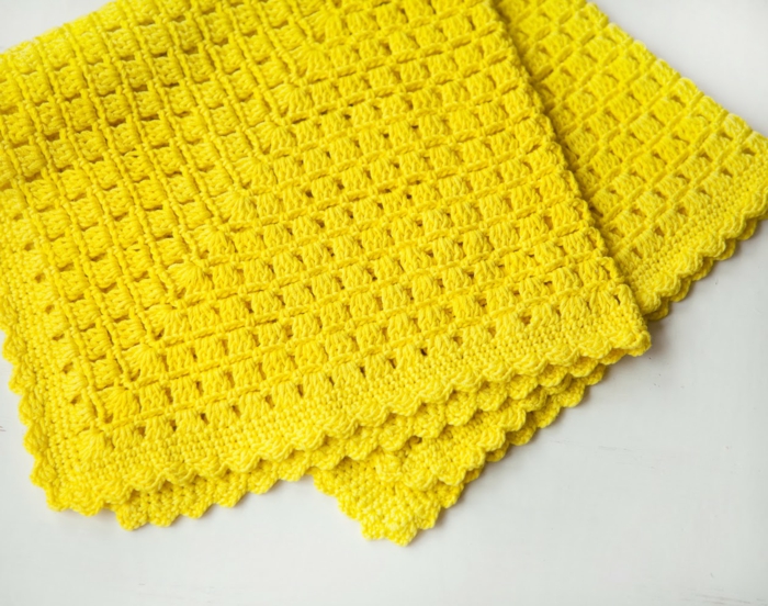 patrón de ganchillo manta amarilla decoración del hogar diy ideas