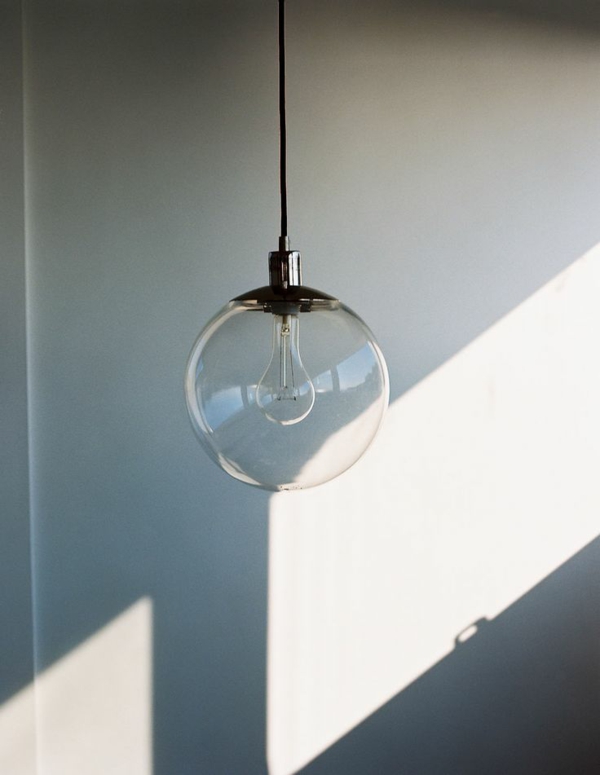 lámpara colgante bola bolas de cristal lámparas de techo simplista