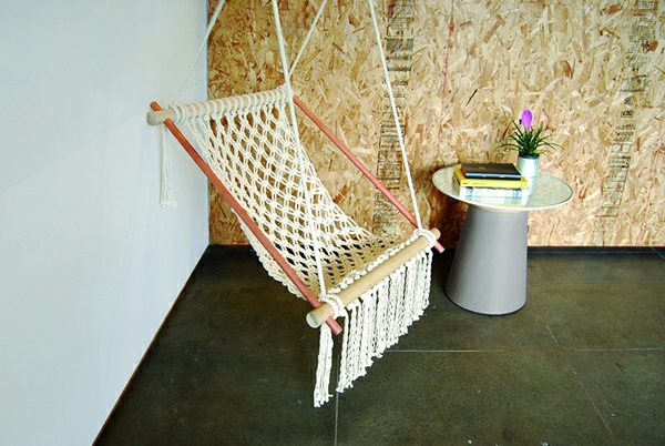 hengekøyestol hengende stol strikket