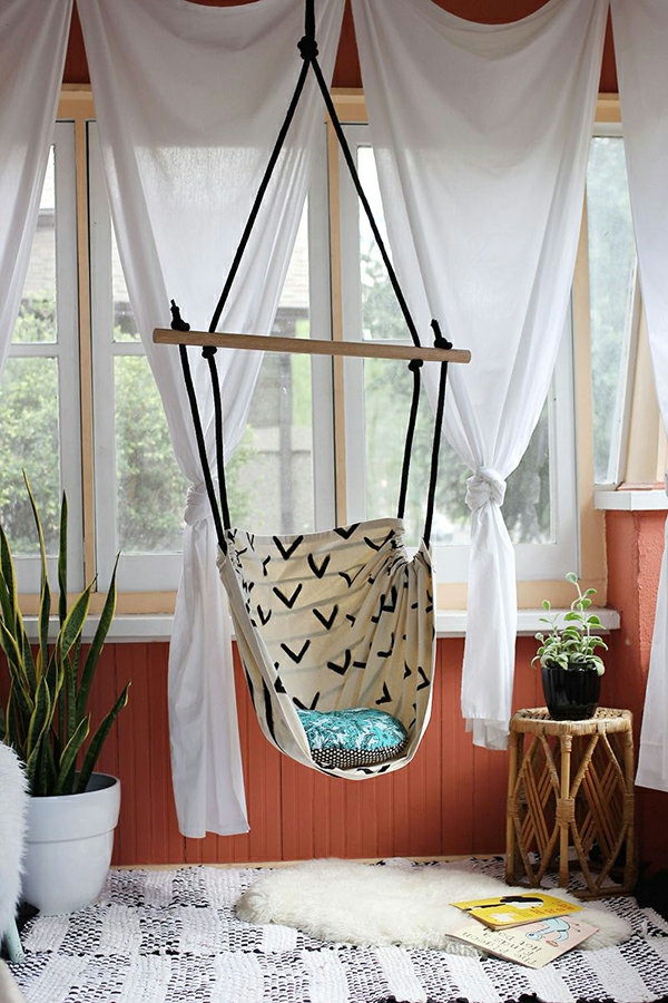 hanging chair hanging chair linen wood