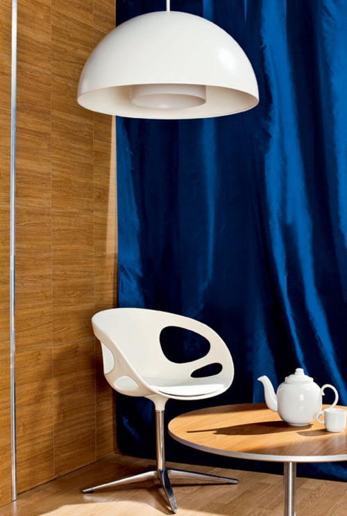 home office design idea blue coffee table teapot