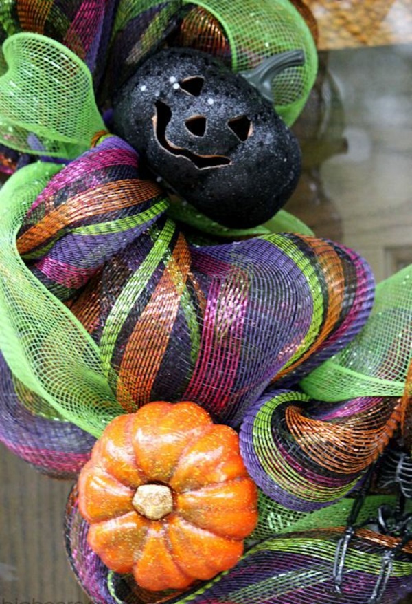 Halloween deco juoda linksma lizdas tampa įdomus moliūgų oranžinės spalvos