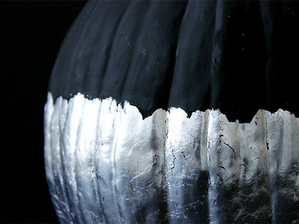 Хелоуин декорация черно сребро