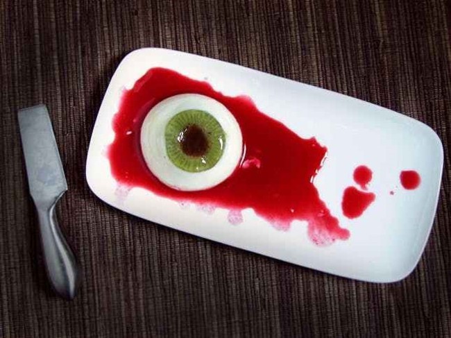 هالوين وصفة الحلوى جعل الفن الدم نفسك